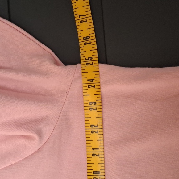 Denim & Co Active V-Neck Long Sleeve Tunic in Pink XL (NWOT) - Picture 5 of 7